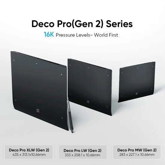 XPPen Deco Pro XLW (Gen 2) - MT1592B | DGtizers